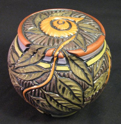 Deb LeAir - Hand Carved Clay - Willow Keepsake Urn