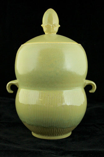 Paul Ide - Full Figure Jar Green