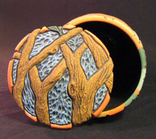 Deb LeAir - Hand Carved Clay - Tree/Dog House Urn