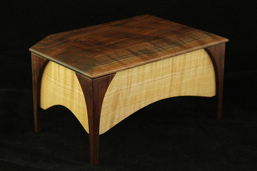 Mark Rehmar Studio - Curly Maple/Walnut Treasure Box