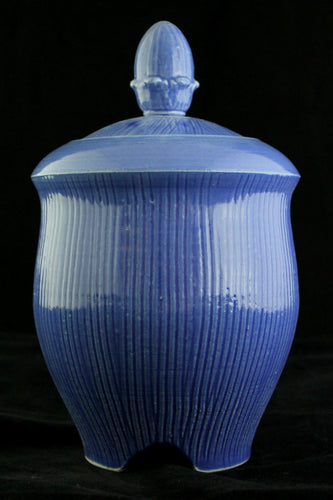 Paul Ide - Lidded Jar - Cobalt