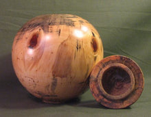 Woodturnings by John Penrod - Norfolk Island Pine - Bloodwood -S