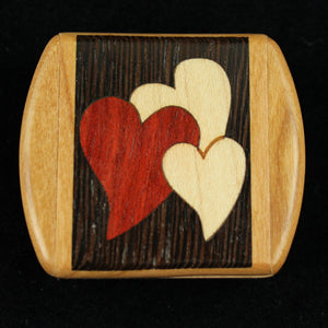 Heartwood Creations - Padauk 2" Heart Marquetry WF2