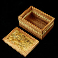 Natural Renaissance - Mahogany & Spalted Maple Box w/ Spalted St
