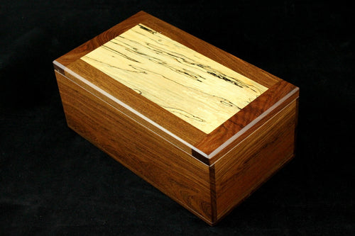 Natural Renaissance - Ebony & Spalted Maple Box
