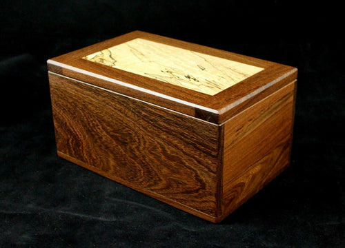 Natural Renaissance - Ebony & Spalted Maple Box