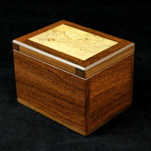 Natural Renaissance - Ebony & Spalted Maple Box