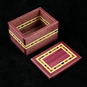 Natural Renaissance - Purpleheart "Xander" Style Box