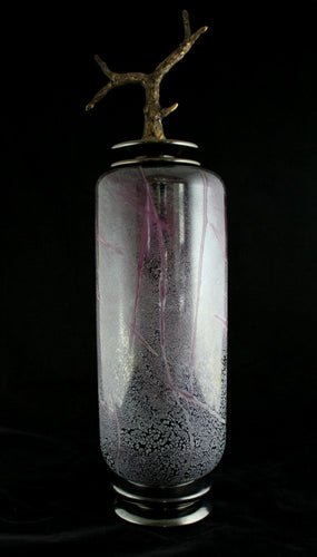 Chicago Glassworks - Grana Mali Branch Cylinder, violet