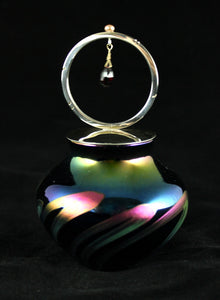 Elaine Hyde Art Glass - Teardrop Perfume Urn