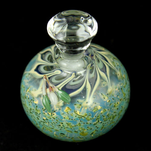 Torchworks - Small Mini Perfume Bottle Blue/Yellow/Blue