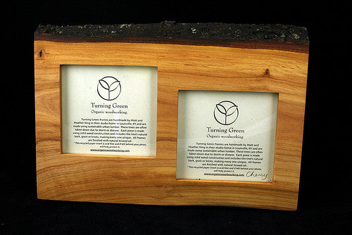 Turning Green Organic Woodworking - Double Opening Cherry Frame