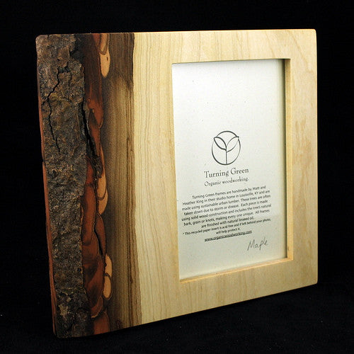 Turning Green Organic Woodworking - 4x6 Maple Standing Frame