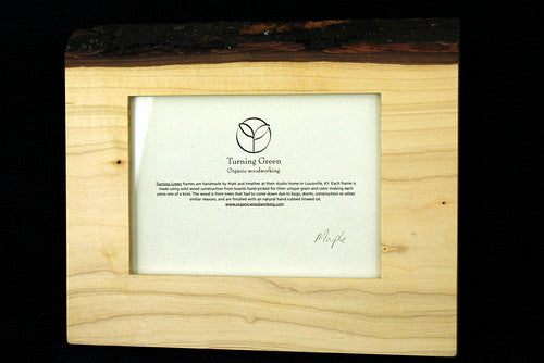 Turning Green Organic Woodworking - Maple Frame