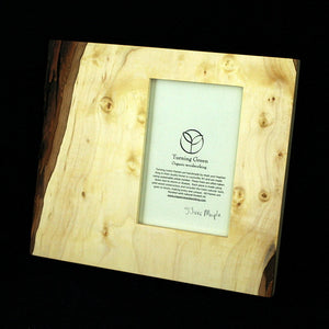 Turning Green Organic Woodworking - Maple Wall Frame