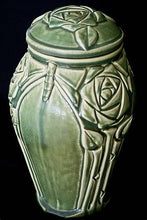 Pewabic Pottery - Tall Green Vase