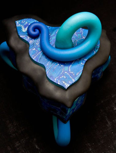 Harriet Smith - Triangle Box Fish Blue