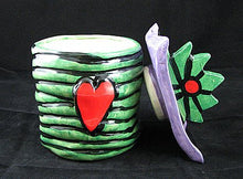 Babroff Studios - Medium Coil Canister - Green/Lilac