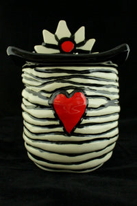 Babroff Studios - Large Coil Canister - Black/White